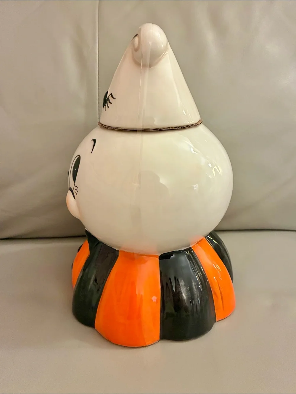 Johanna Parker Halloween Ghost Pumpkin Canister NWT